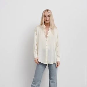 Zara Satin Effect Top